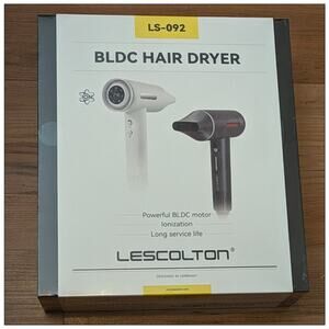 LESCOLTON Ionic Hair Dryer 3 Speed 1400W BLDC Motor LCD Display Salon Quality